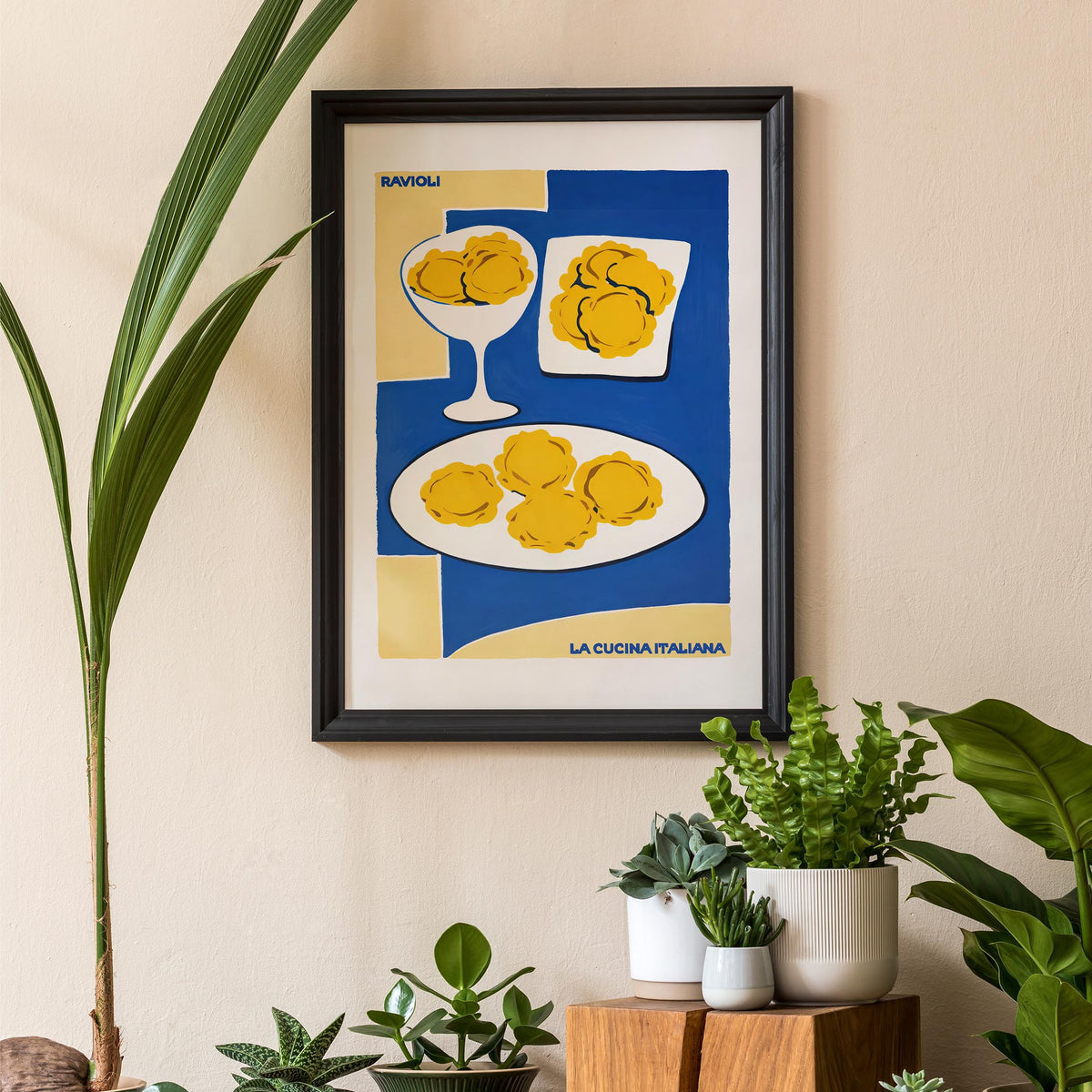 Ravioli Pasta Italian Food Print