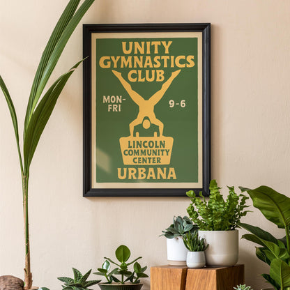 Unity Gymnastics Club Poster
