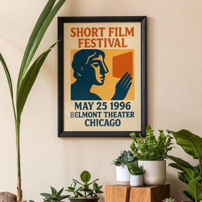 Short Film Festival Vintage Poster