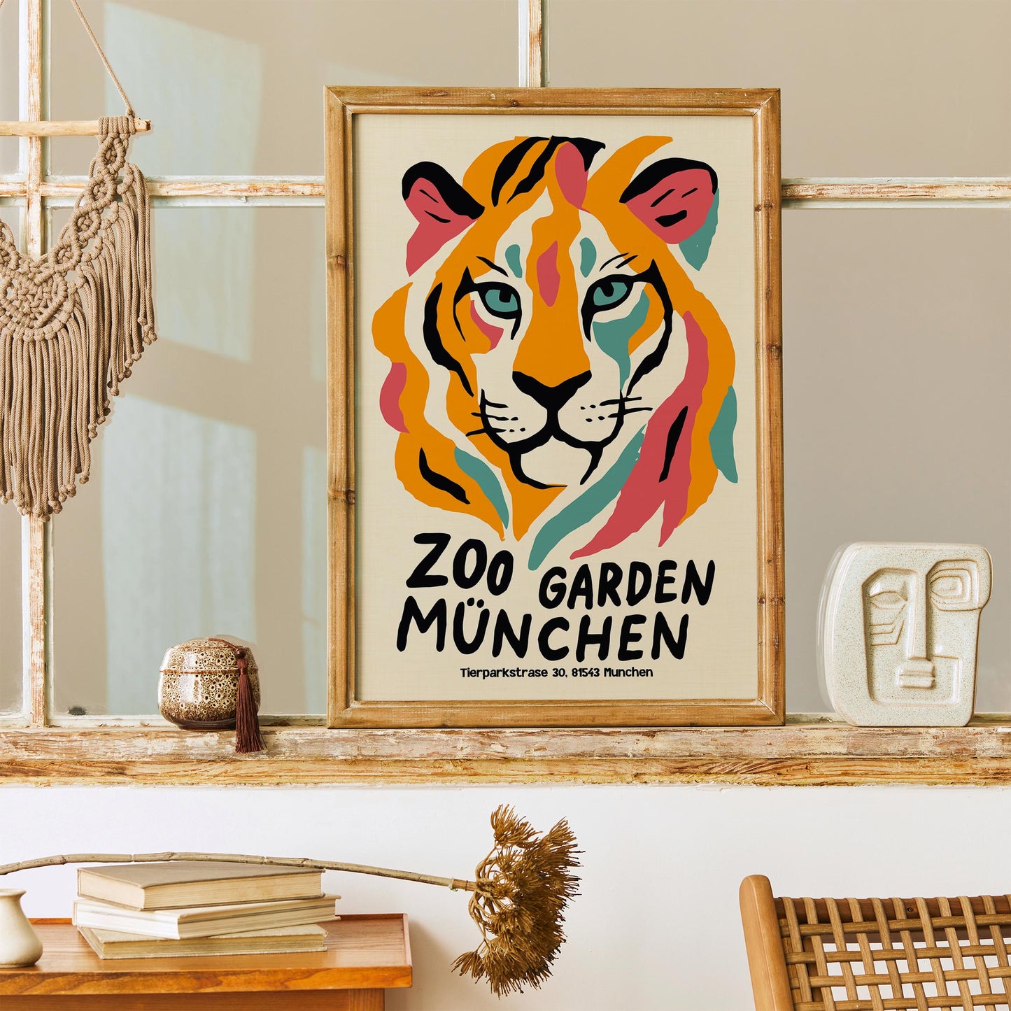 Munich Zoo Wall Art Poster