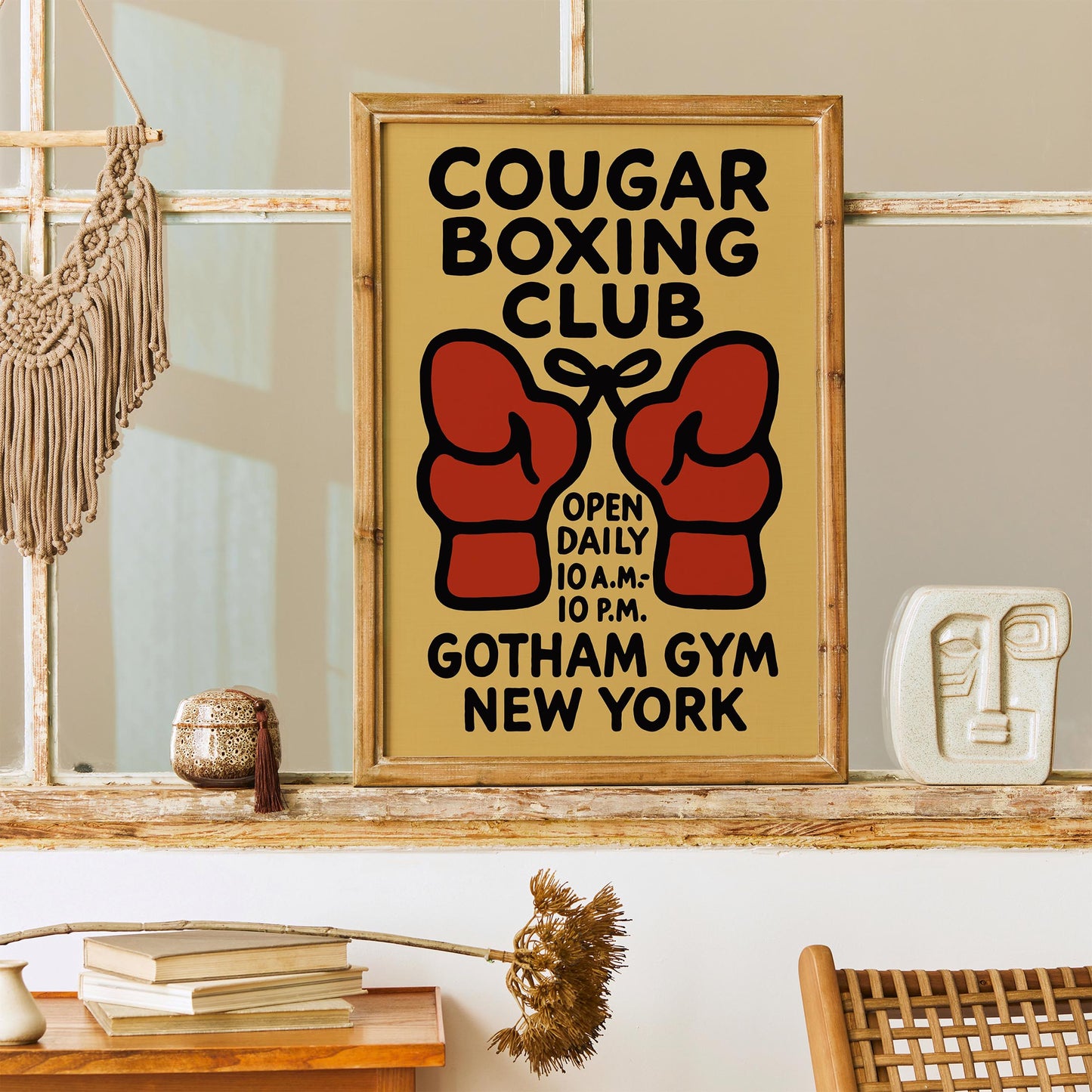 Cougar Boxing Club NYC Poster