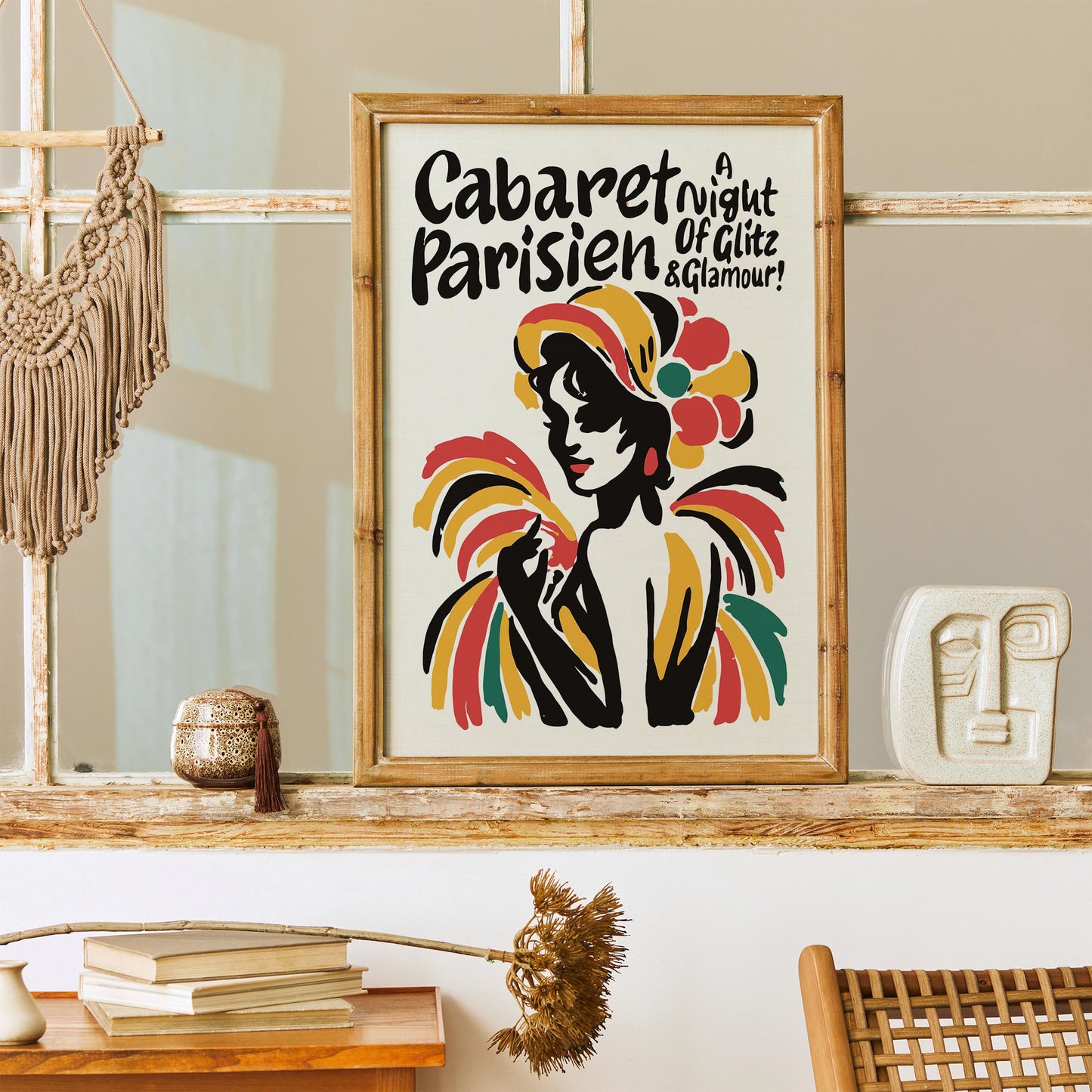 Paris Cabaret Glam Poster