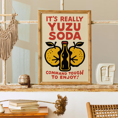 Yuzu Soda Poster Print