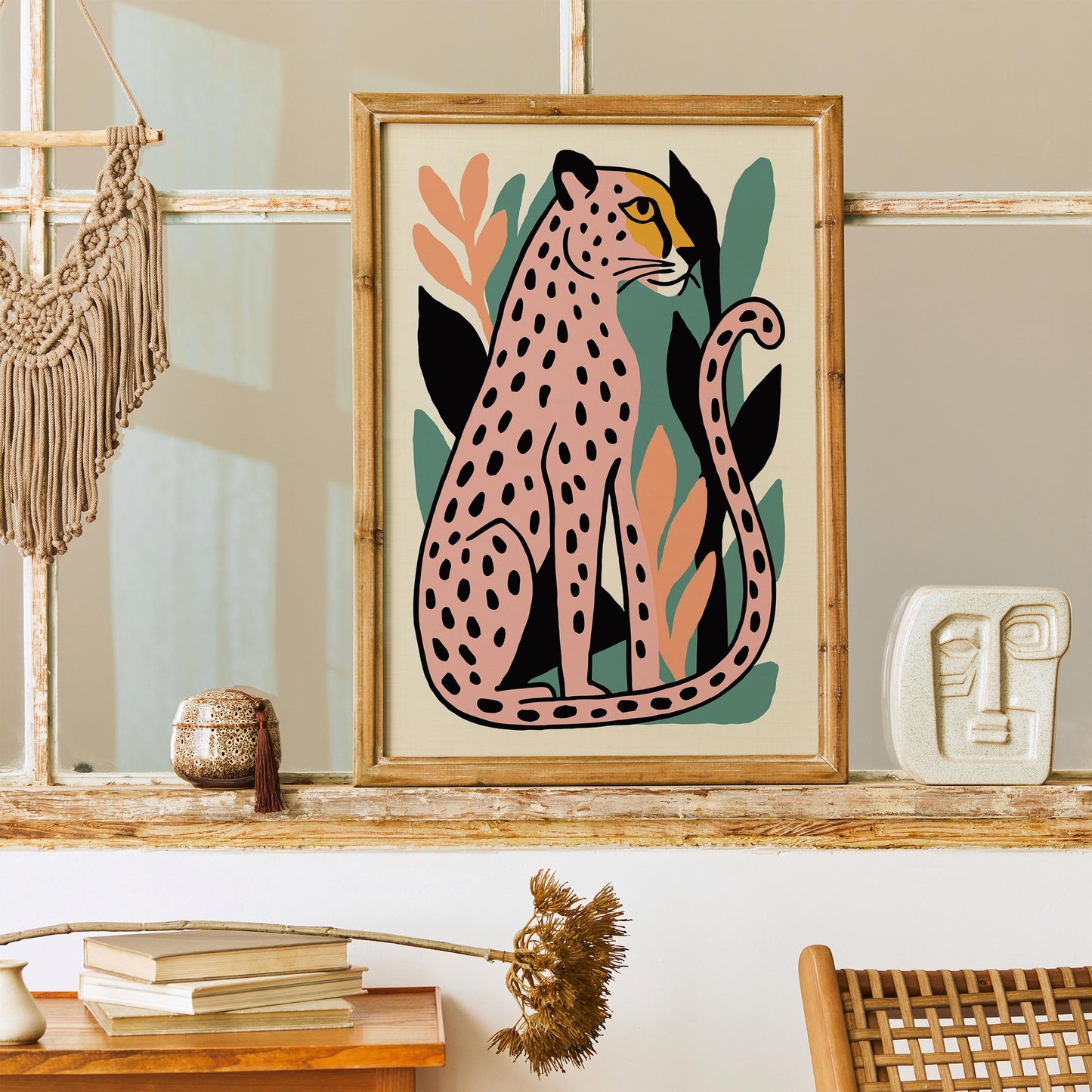 Spotted Cat Art Print