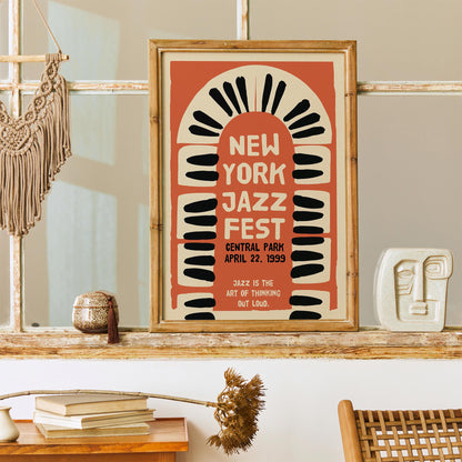 New York Jazz Fest 1999 Wall Art Print