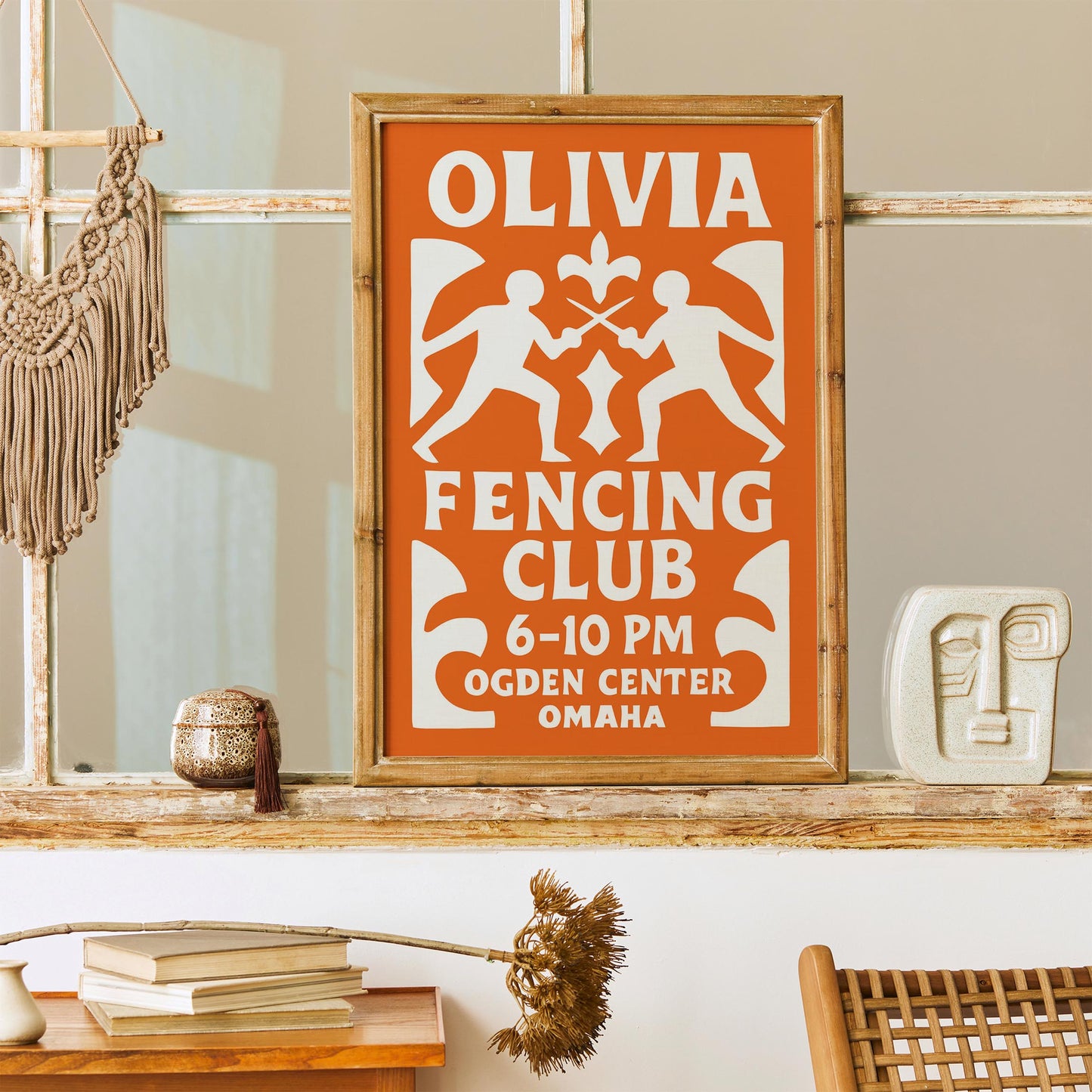 Olivia Fencing Club Poster