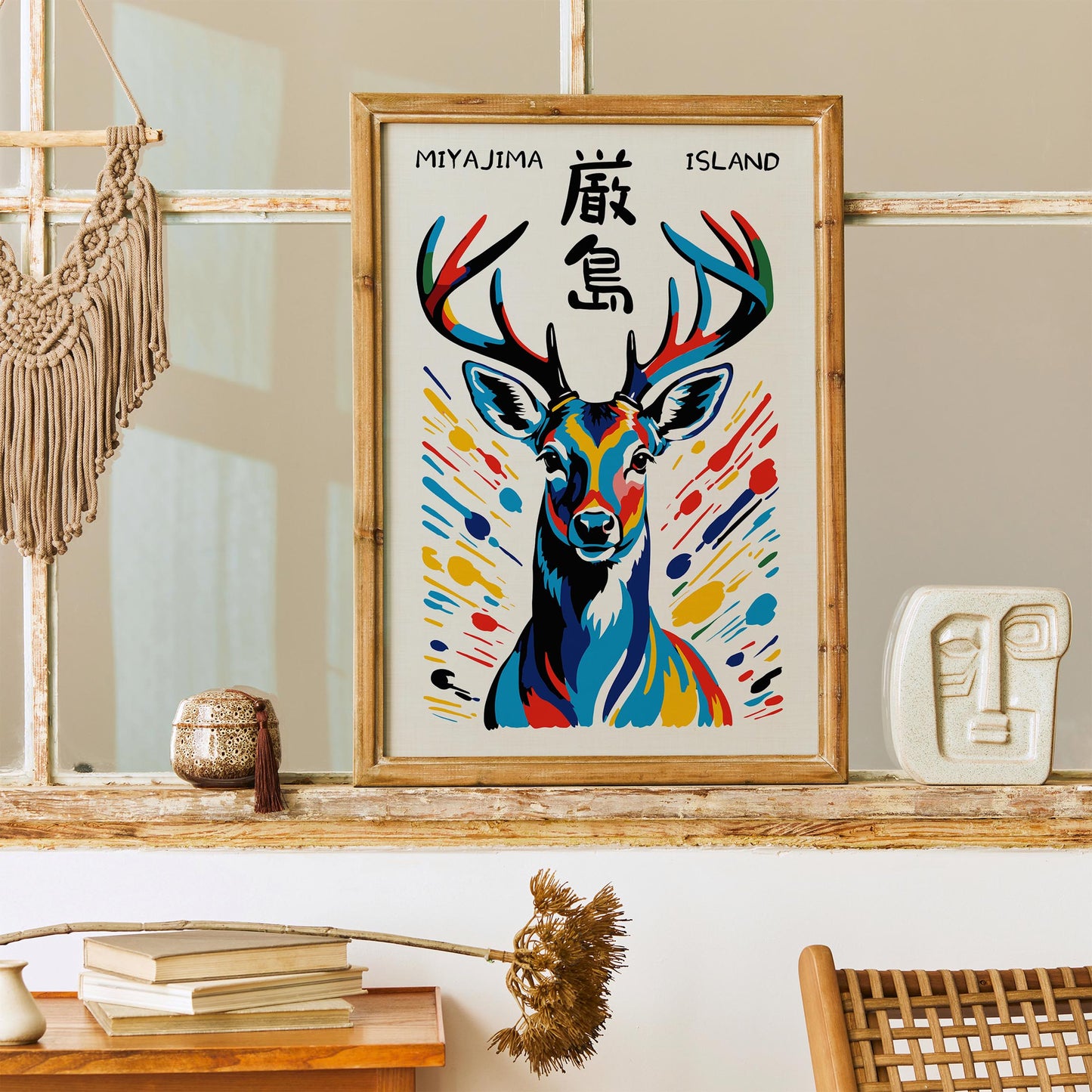 Japanese Miyajima Island Deer Wall Art
