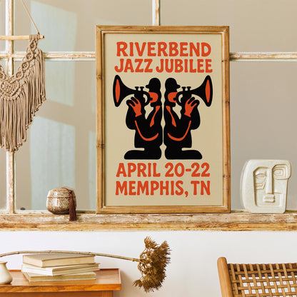 Riverbend Jazz Poster Print