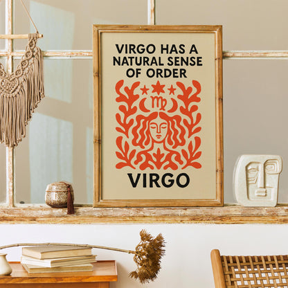 Virgo Zodiac Wall Art