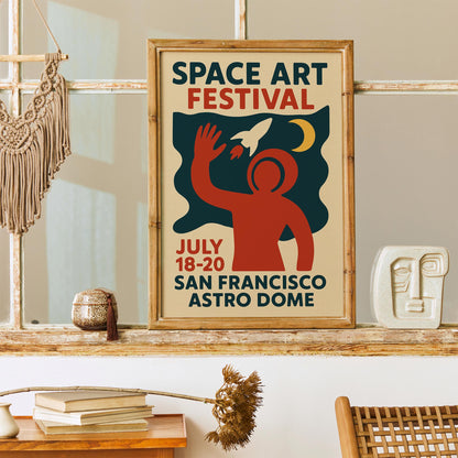 Space Art Festival Poster