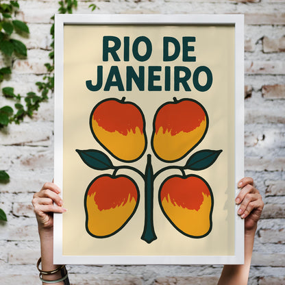 Rio Mango Bloom Poster