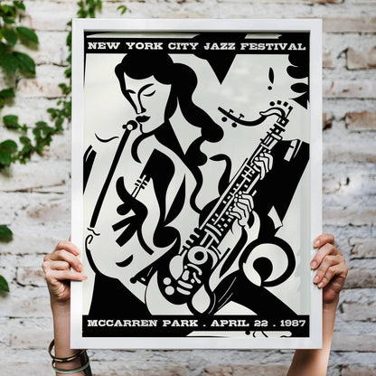New York City Jazz Festival Vintage Poster