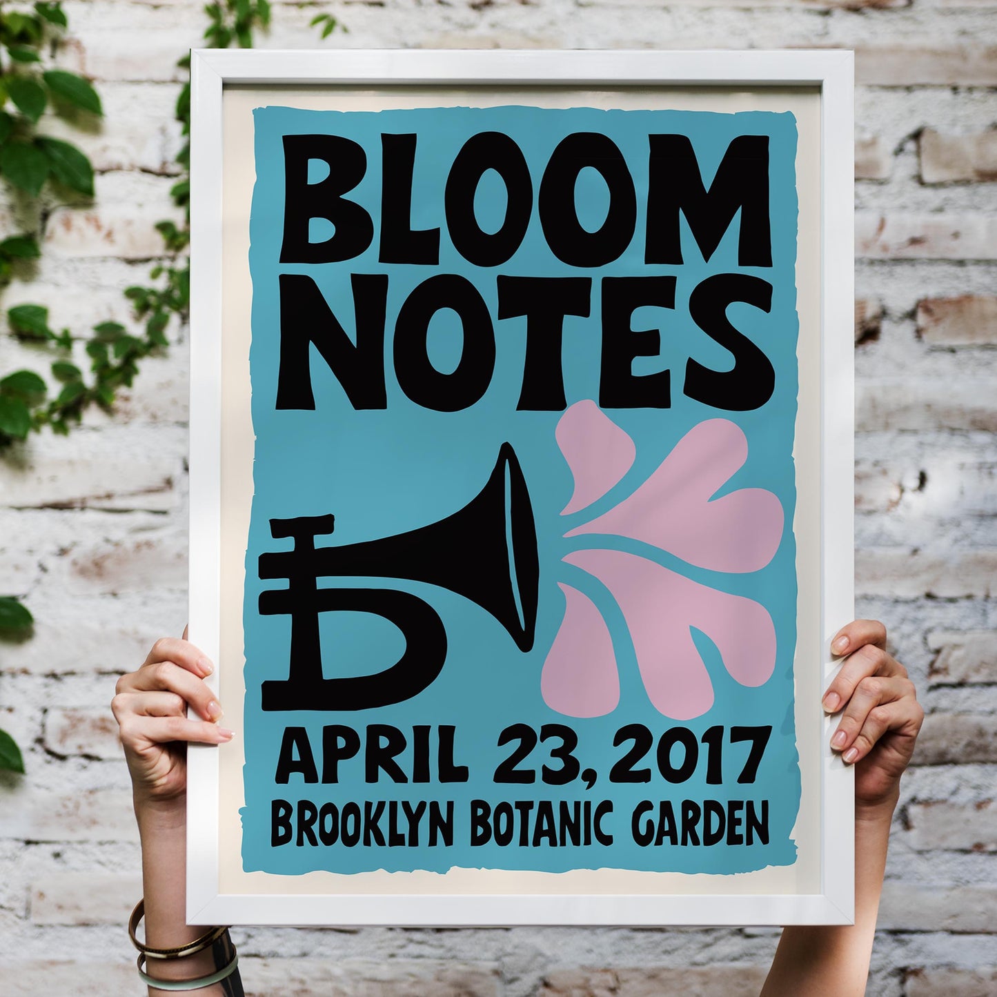 Bloom Notes Jazz Poster
