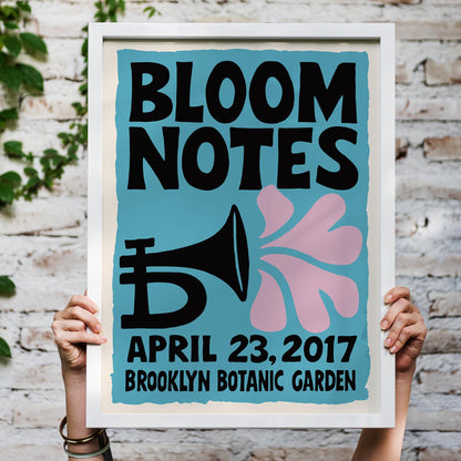 Bloom Notes Jazz Poster