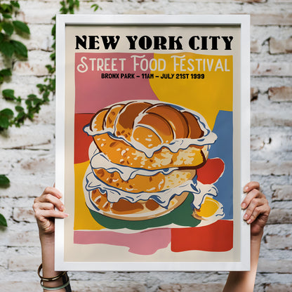 NYC Street Food Festival 1999 Poster