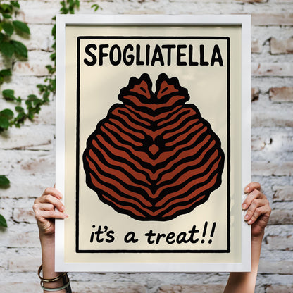 Sfogliatella Pastry Kitchen Print
