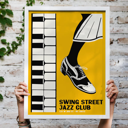 Swing Street Jazz Club Poster