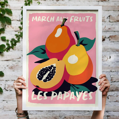 Les Papayes Poster Print