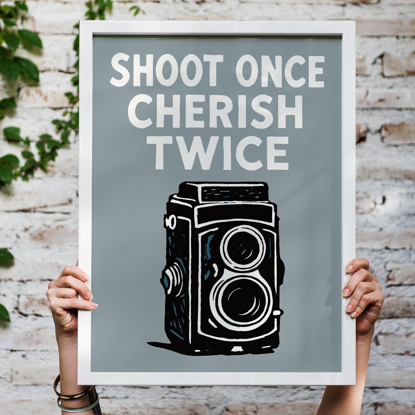 Analog Camera Quote Poster