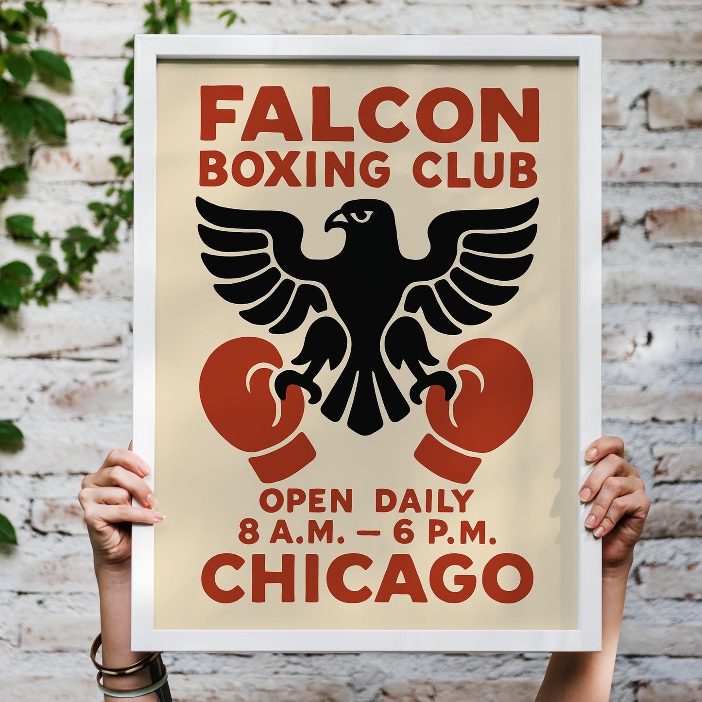 Falcon Boxing Club Poster