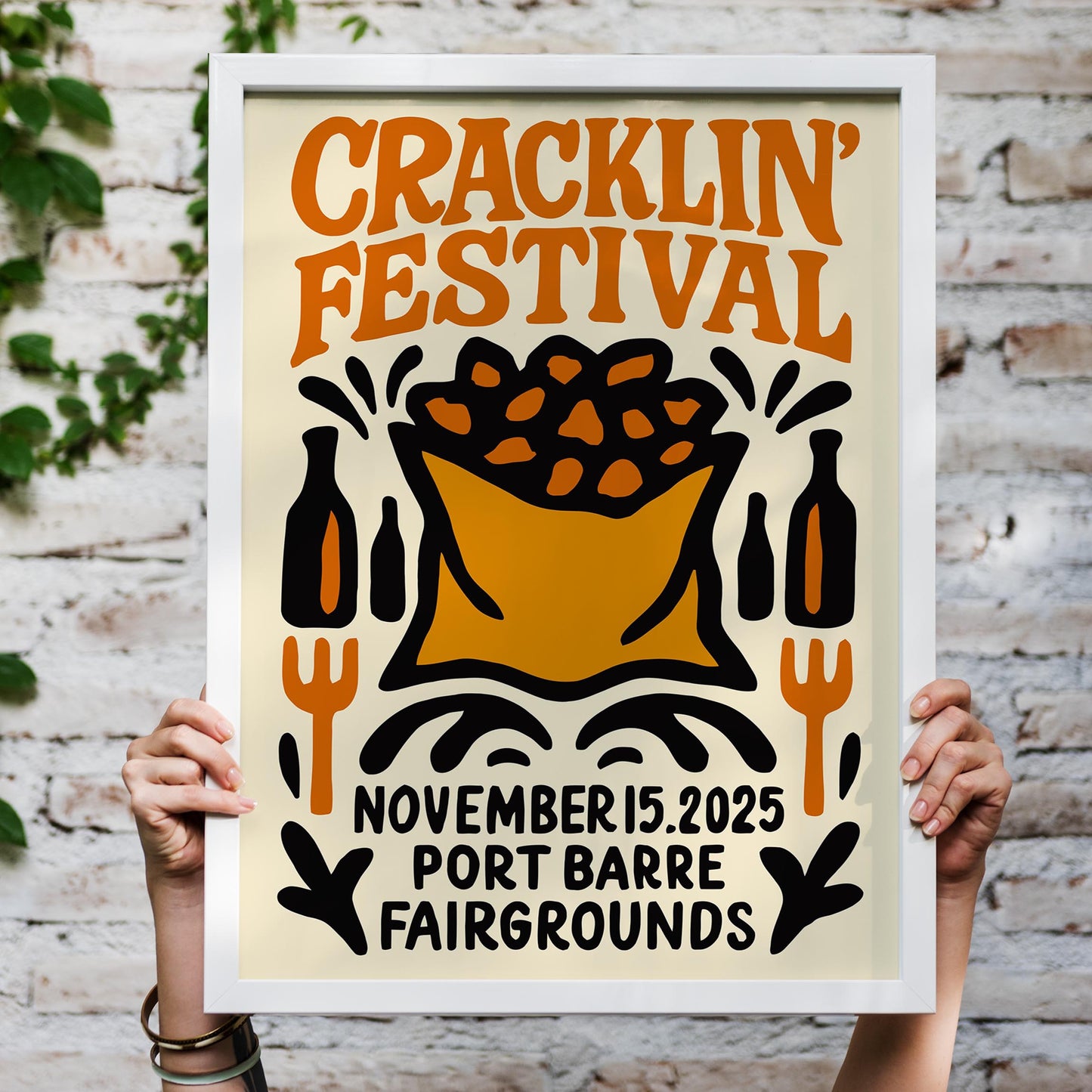 Cracklin Festival Folk Poster