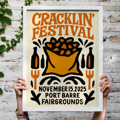Cracklin Festival Folk Poster