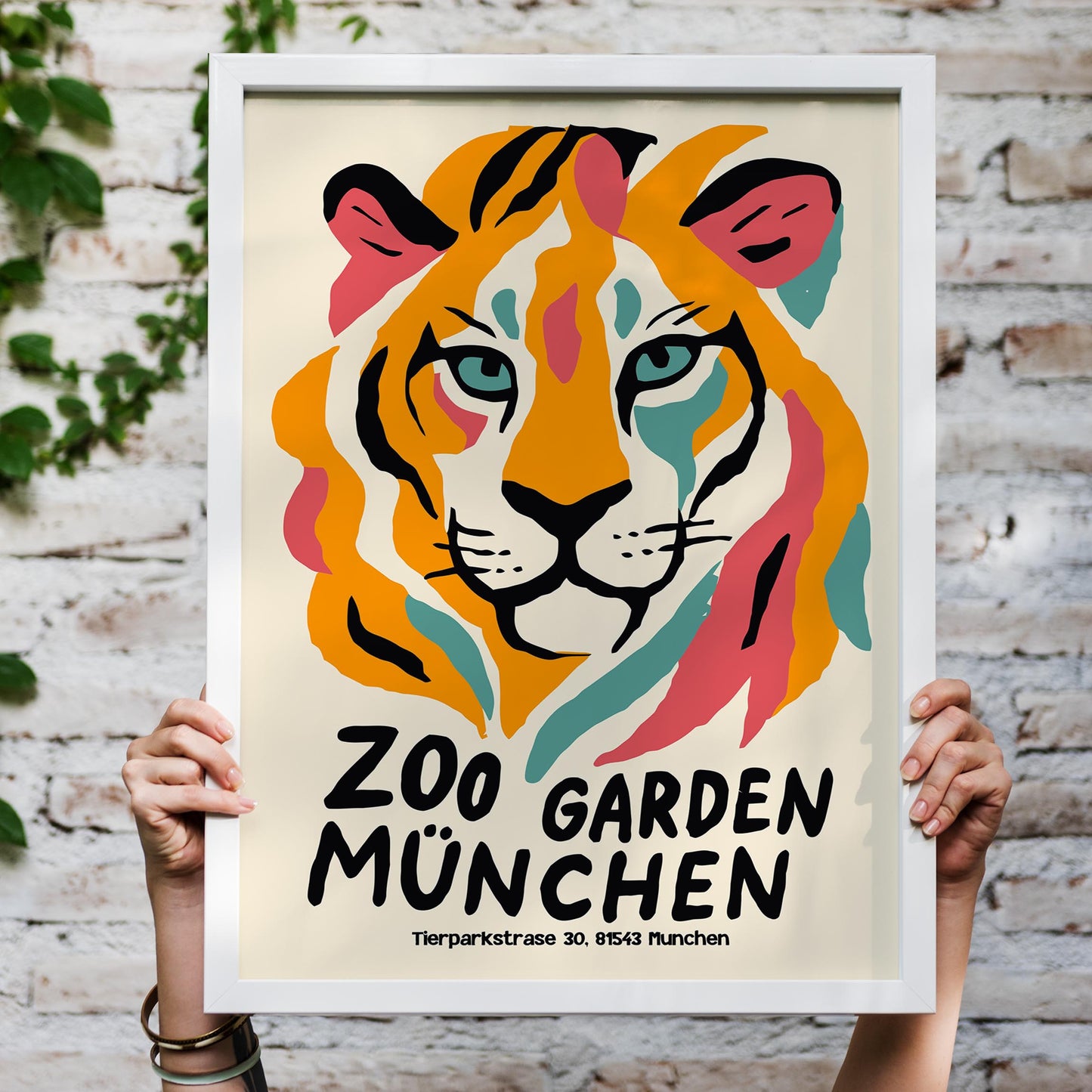 Munich Zoo Wall Art Poster