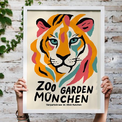 Munich Zoo Wall Art Poster