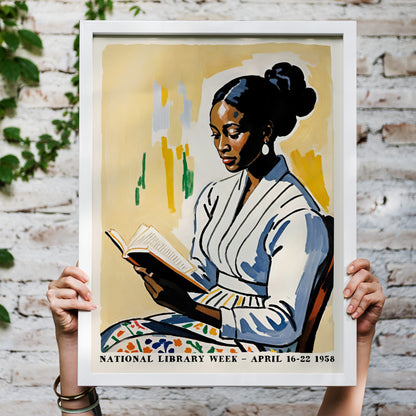 National Library Week 1958 Poster