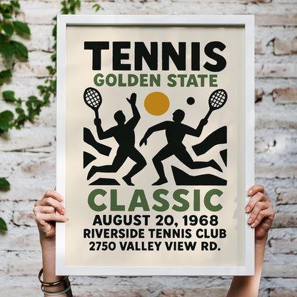 Tennis Classic Poster Print