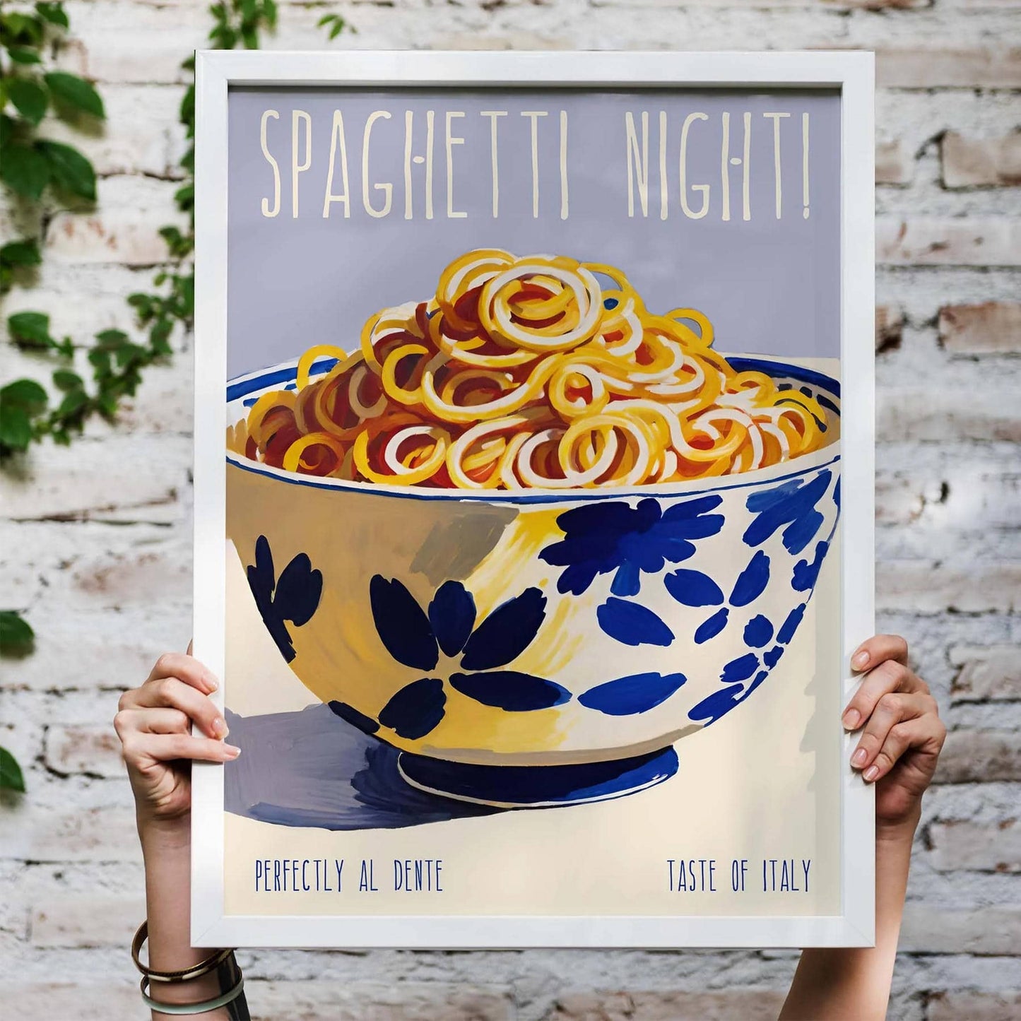 Spaghetti Night Poster Print