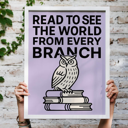 Read More Owl Poster