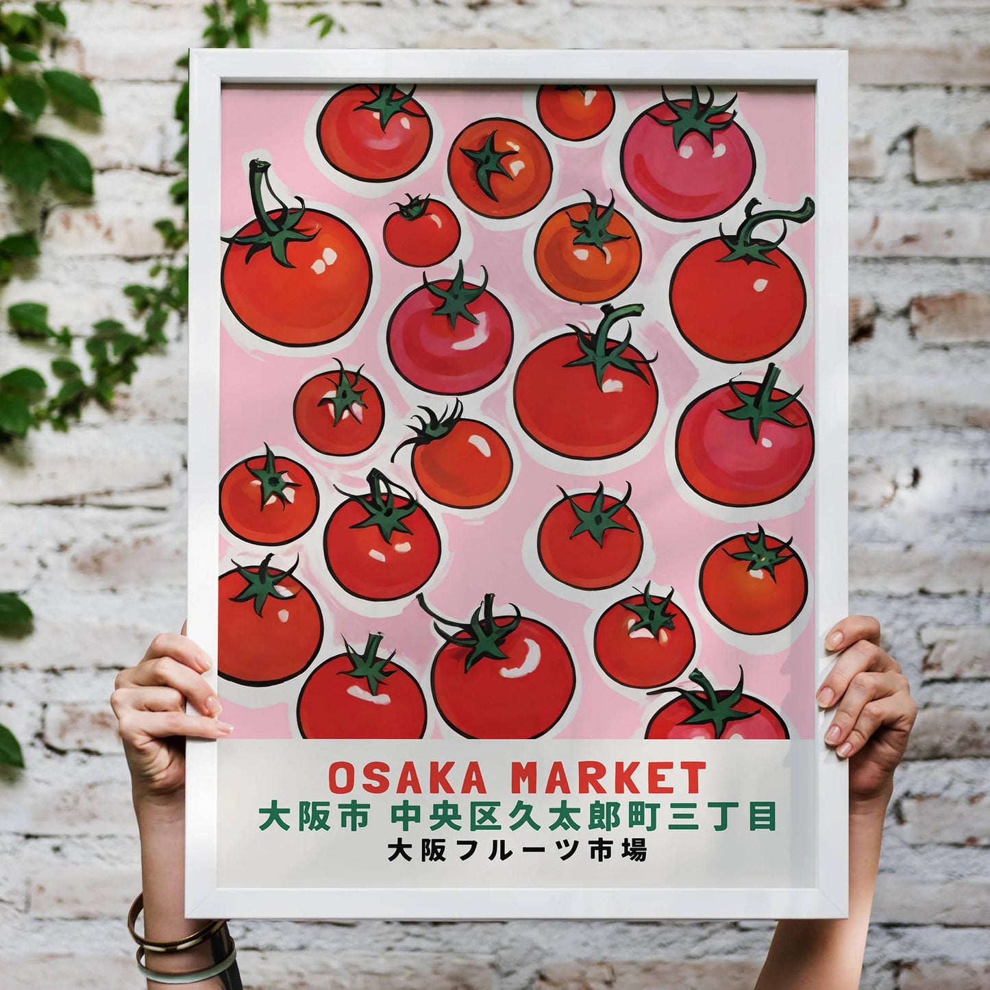 Osaka Market Japanese Poster