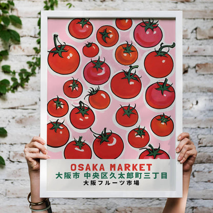 Osaka Market Japanese Poster