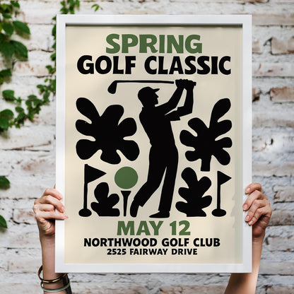 Spring Golf Classic Poster