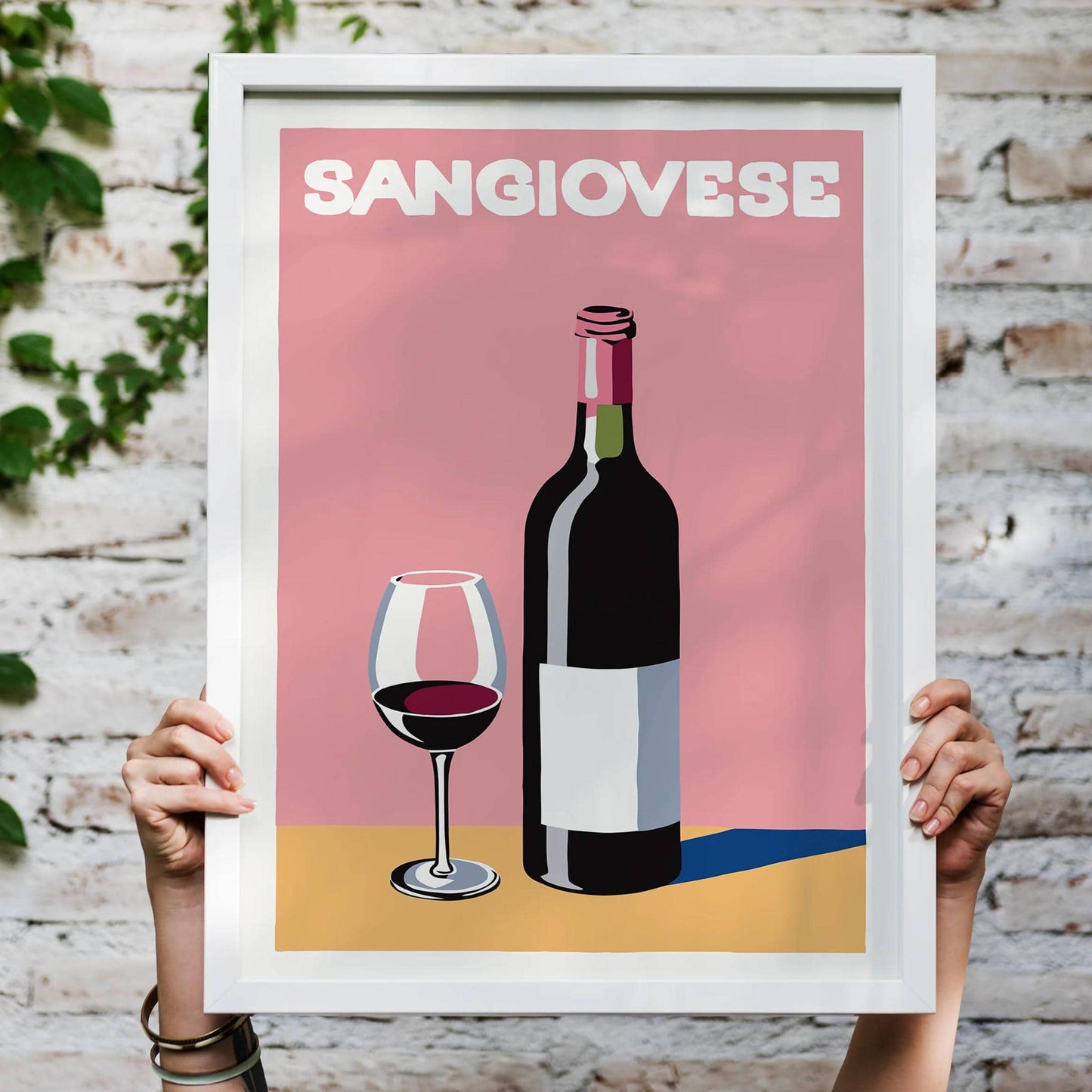 Talian Wine Retro Cute Poster