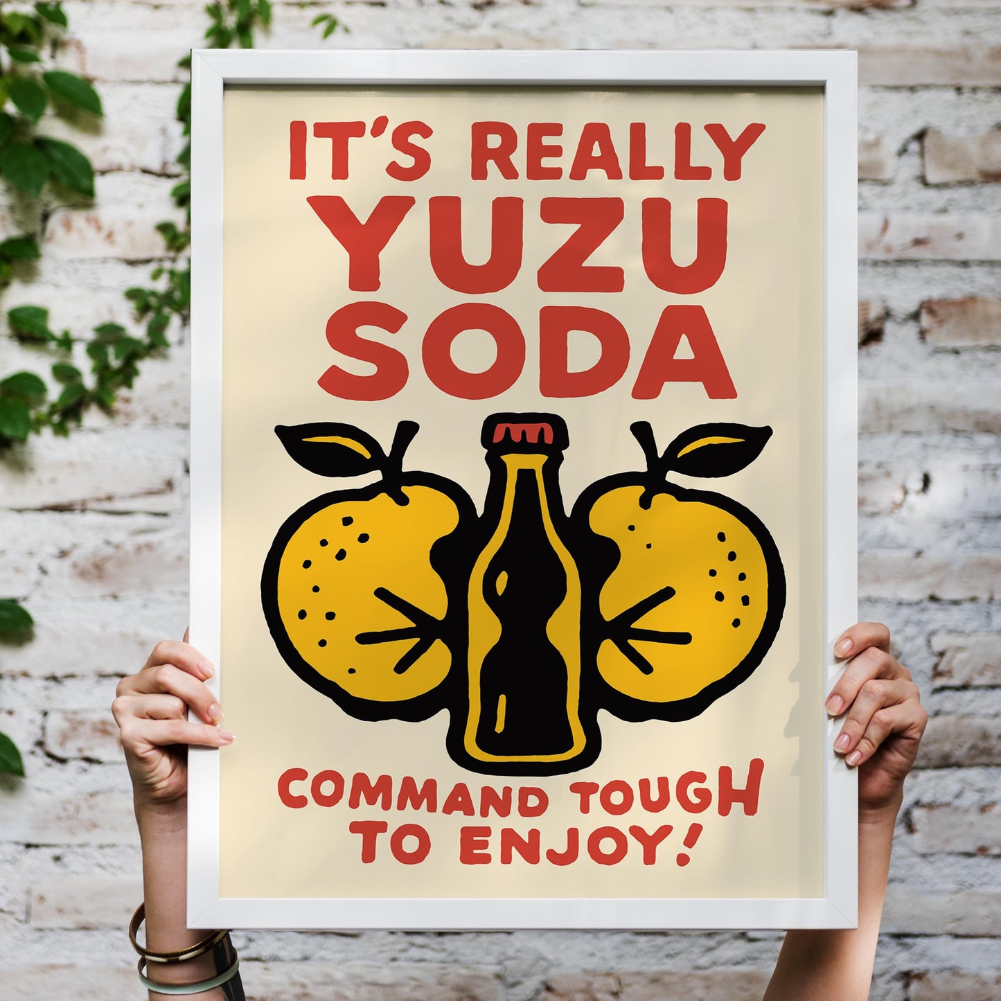 Yuzu Soda Poster Print