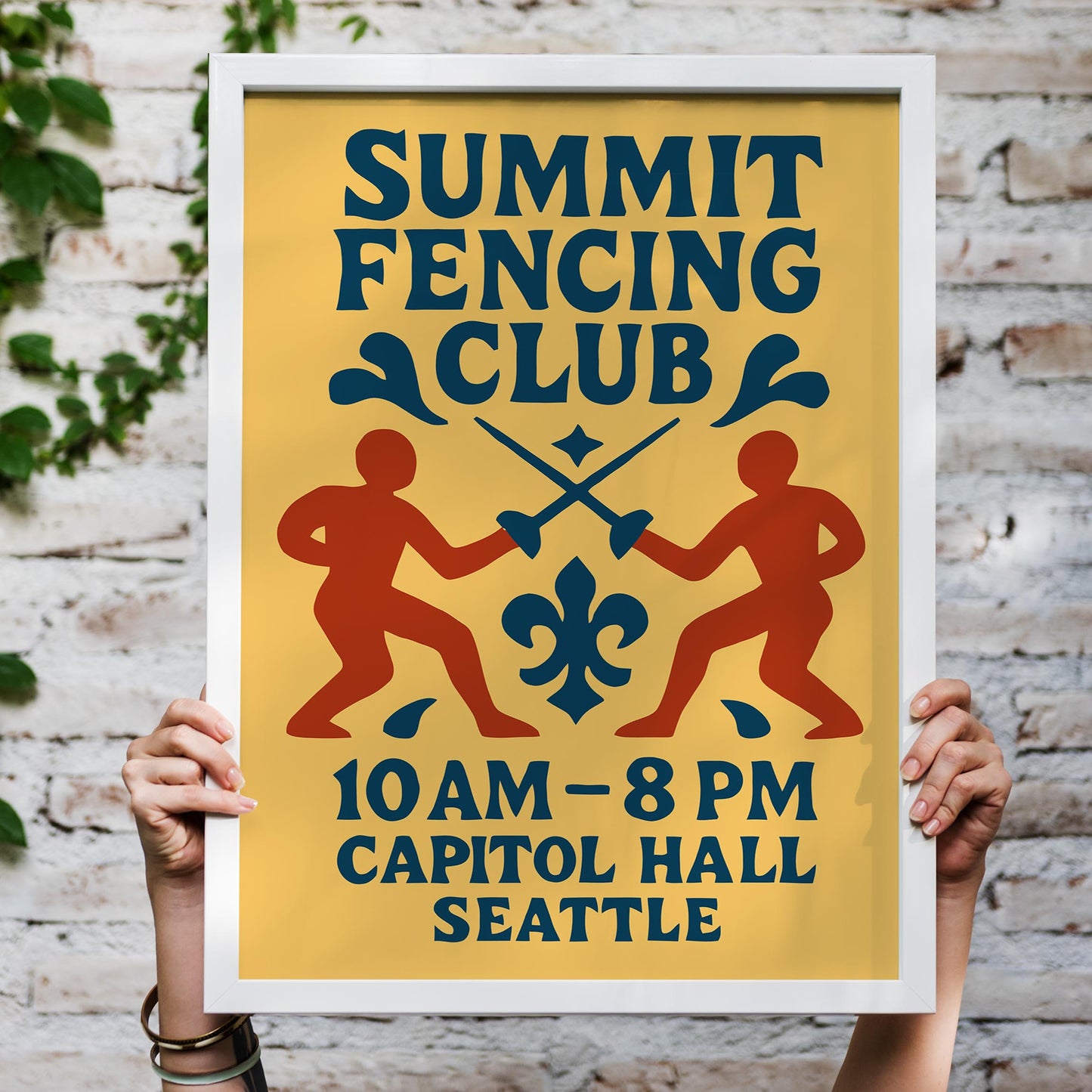Summit Fencing Club Poster