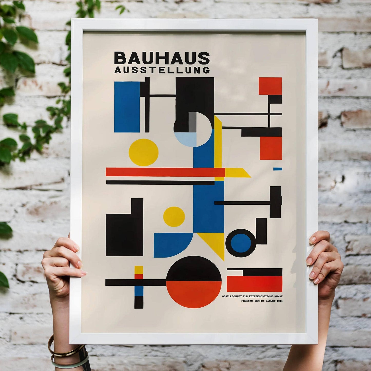 Bauhaus 1914 Abstract Shapes Poster