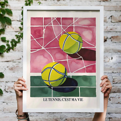 Tennis Is My Life Poster