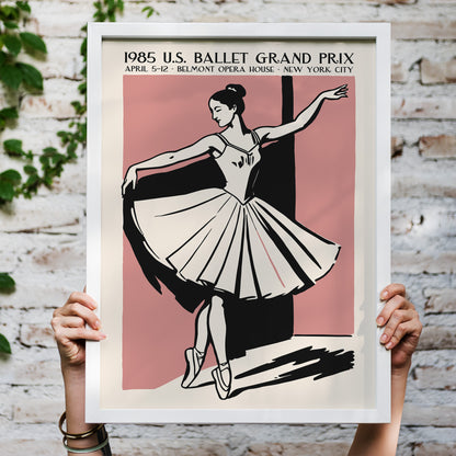 U.S. Ballet Grand Prix 1985 Poster