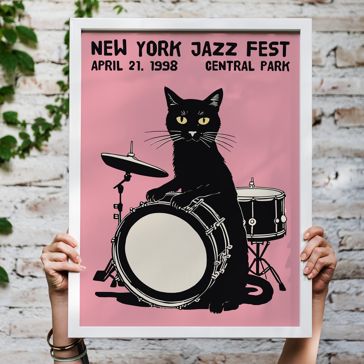 New York Jazz Fest Cat 1998 Poster