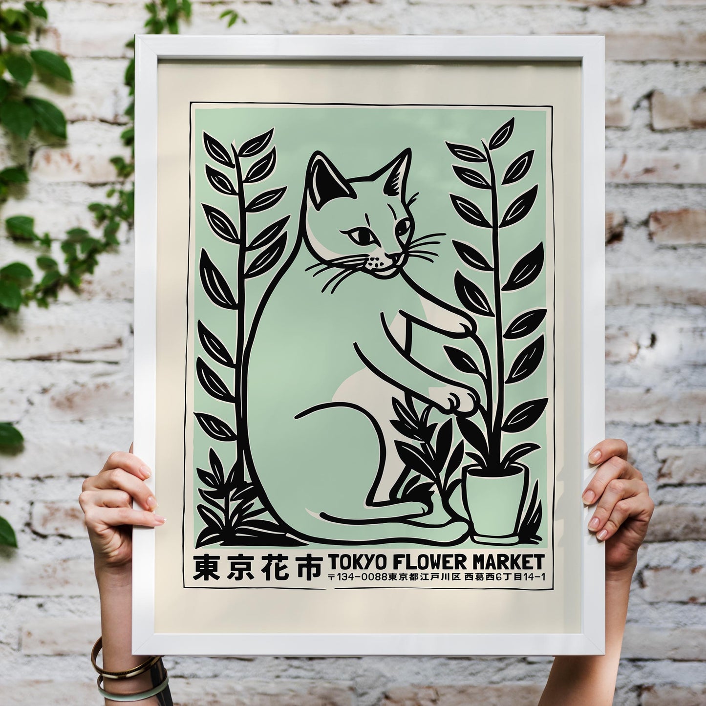 Tokyo Flower Market Art