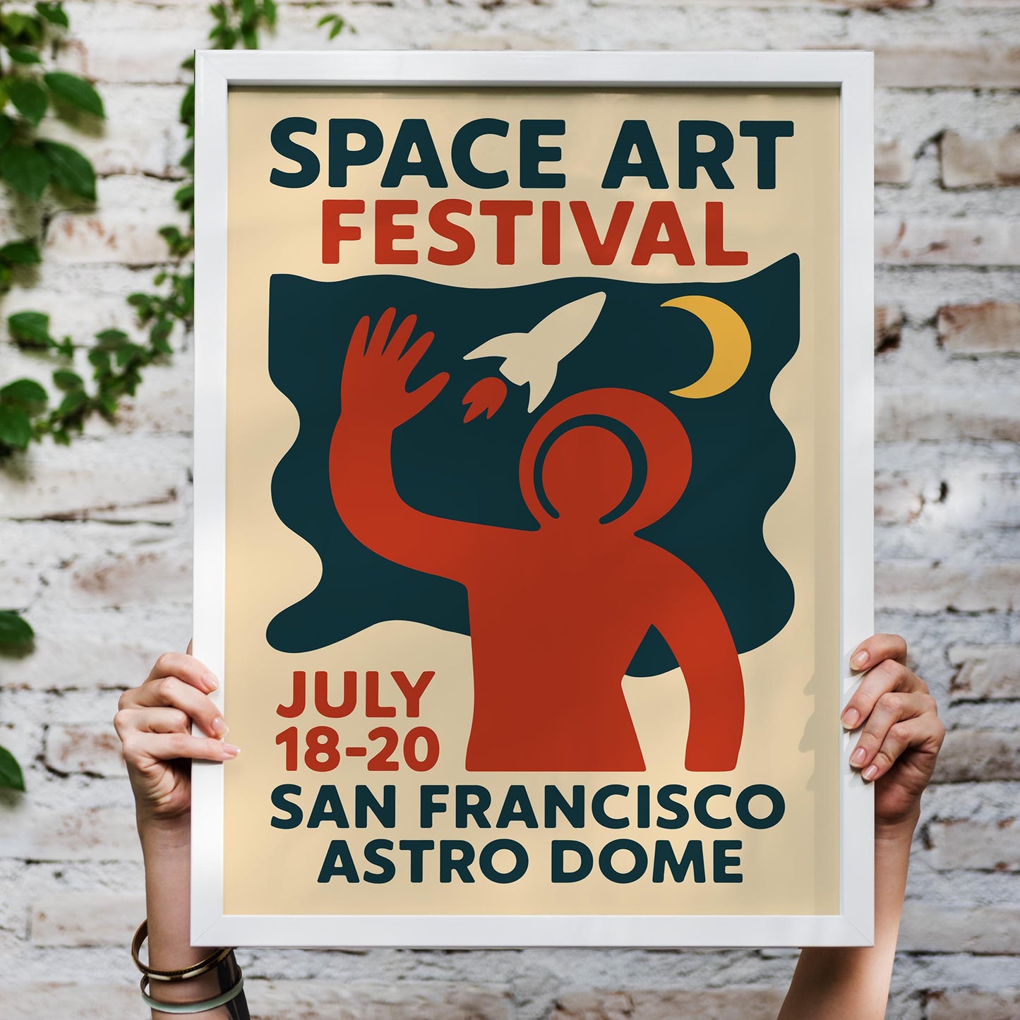 Space Art Festival Poster