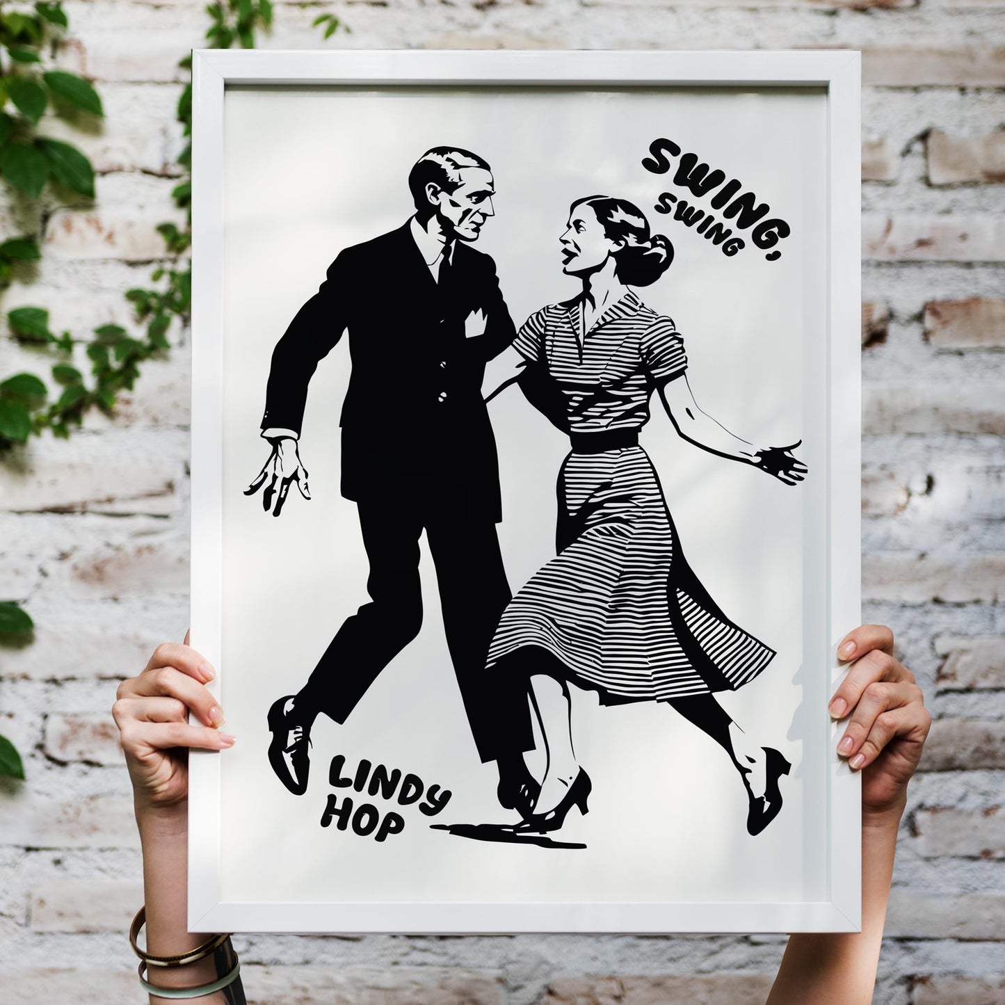 Swing Lindy Hop Wall Art