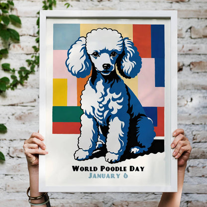 World Poodle Day Cute Poster