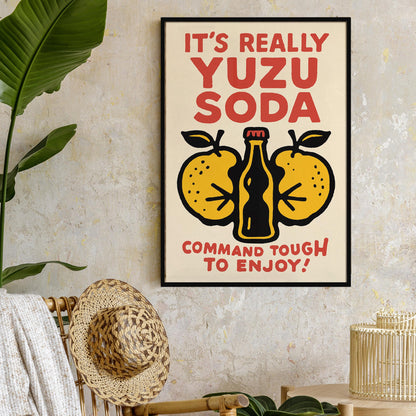 Yuzu Soda Poster Print