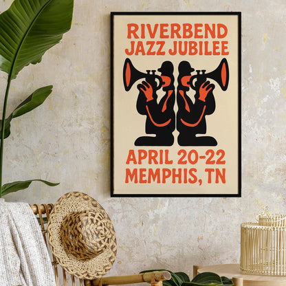 Riverbend Jazz Poster Print