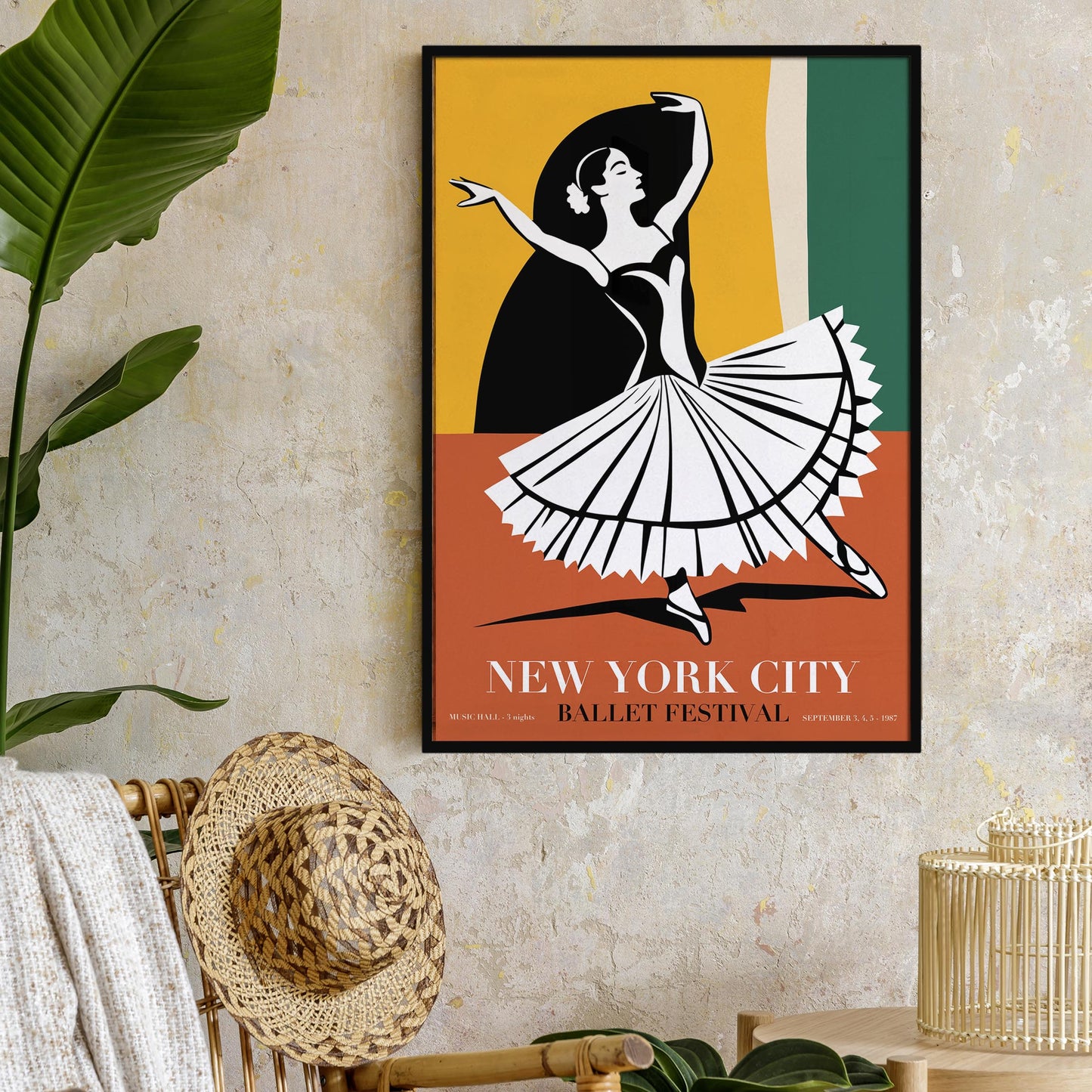 NYC Ballet Poster Print