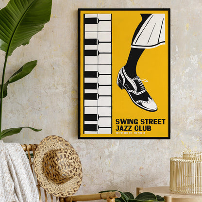 Swing Street Jazz Club Poster